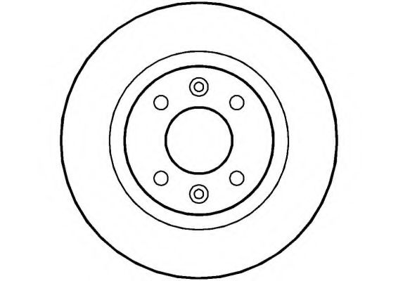 NATIONAL - NBD245 - Тормозной диск (Тормозная система)
