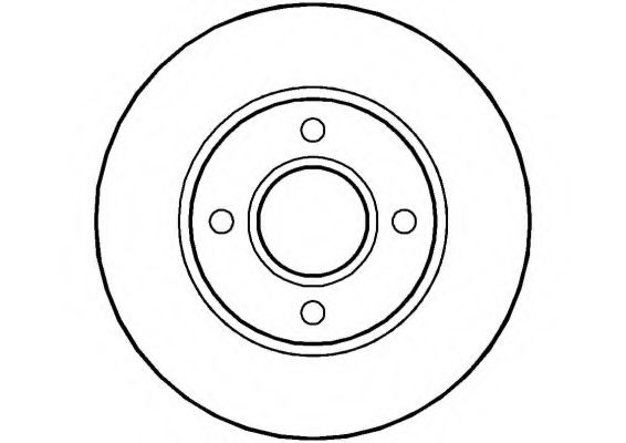 NATIONAL - NBD950 - Тормозной диск (Тормозная система)
