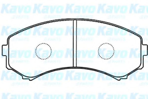 KAVO PARTS - BP-5545 - Комплект тормозных колодок, дисковый тормоз (Тормозная система)