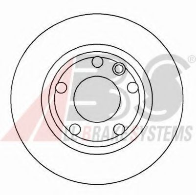 A.B.S. - 16083 - Тормозной диск (Тормозная система)