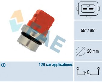 FAE - 35320 - термовыключатель, сигнальная лампа охлаждающей жидкости (Охлаждение)