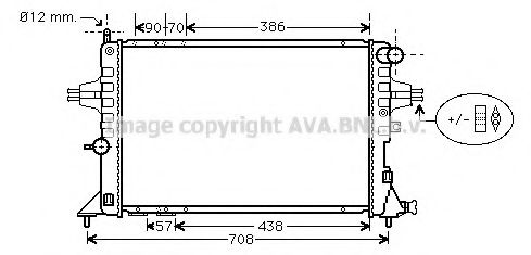 AVA QUALITY COOLING - OL2252 - Радиатор, охлаждение двигателя (Охлаждение)