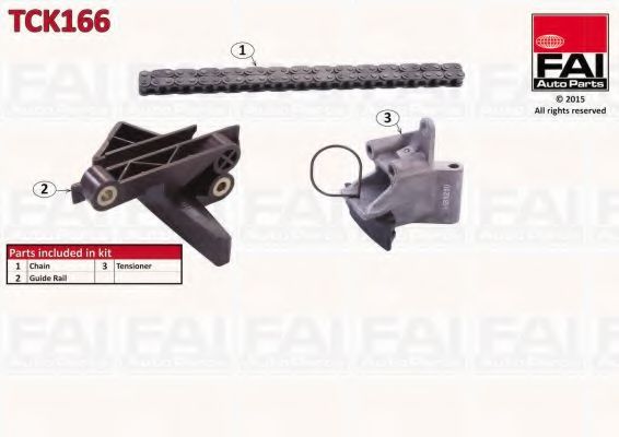 FAI AUTOPARTS - TCK166 - Комплект цепи привода распредвала (Управление двигателем)