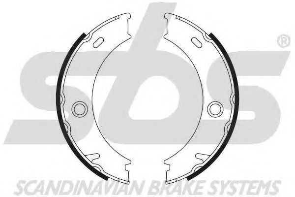 SBS - 18492733678 - Комплект тормозных колодок, стояночная тормозная система (Тормозная система)