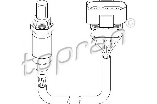 TOPRAN - 110 577 - Лямбда-зонд (Приготовление смеси)