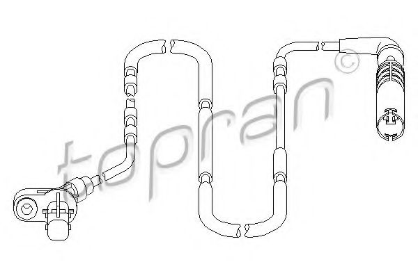 TOPRAN - 501 237 - Датчик, частота вращения колеса (Тормозная система)