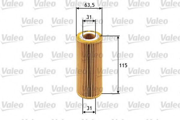 VALEO - 586511 - Масляный фильтр (Смазывание)