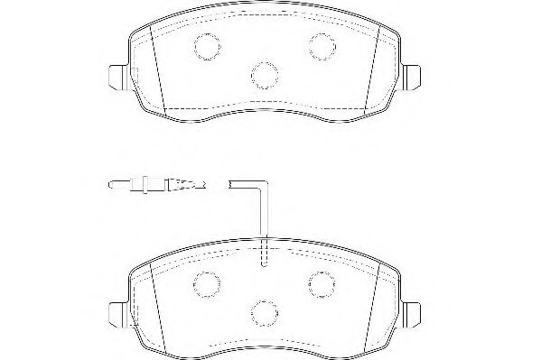 WAGNER - WBP24839A - Комплект тормозных колодок, дисковый тормоз (Тормозная система)