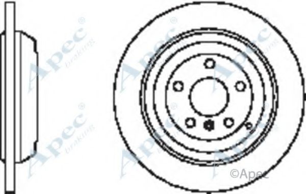 APEC BRAKING - DSK2386 - Тормозной диск (Тормозная система)