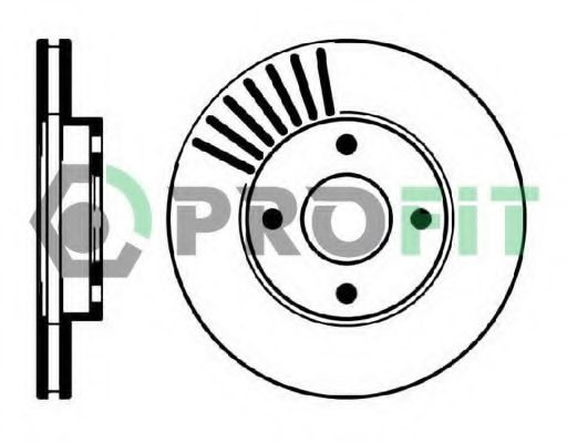 PROFIT - 5010-0364 - Тормозной диск (Тормозная система)