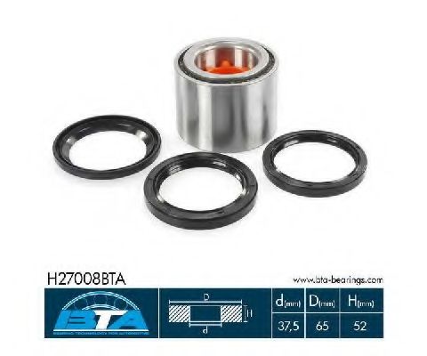 BTA - H27008BTA - Комплект подшипника ступицы колеса (Подвеска колеса)