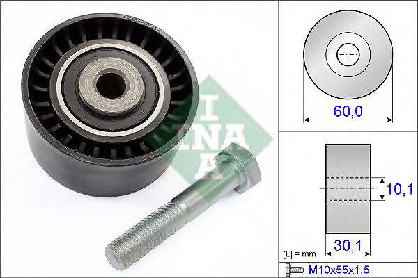 INA - 532 0020 10 - Паразитный / Ведущий ролик, зубчатый ремень (Ременный привод)