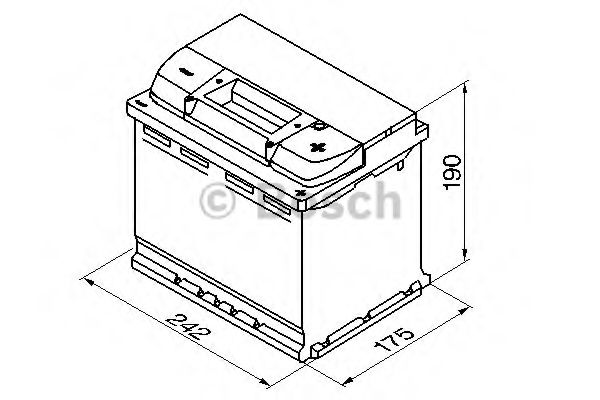 BOSCH - 0 092 S40 050 - Стартерная аккумуляторная батарея (Система стартера)