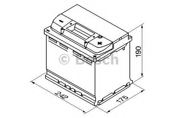 BOSCH - 0 092 S50 050 - Стартерная аккумуляторная батарея (Система стартера)