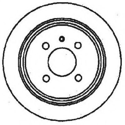 JURID - 561132JC - Тормозной диск (Тормозная система)