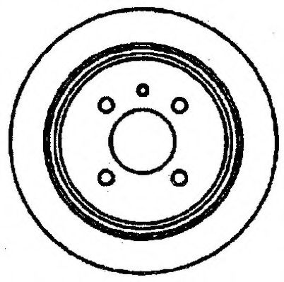 JURID - 561175J - Тормозной диск (Тормозная система)