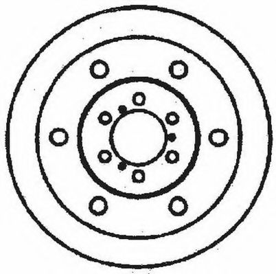 JURID - 561508J - Тормозной диск (Тормозная система)