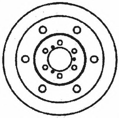 BENDIX - 561508B - Тормозной диск