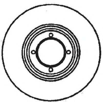 BENDIX - 561509B - Тормозной диск