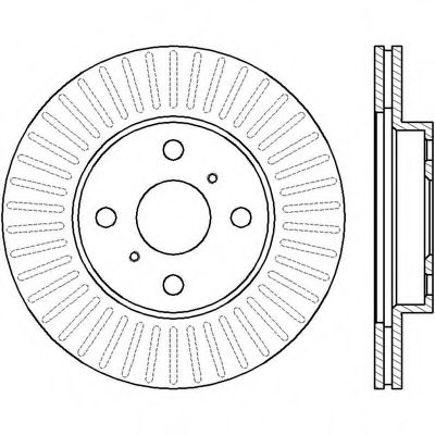 BENDIX - 562409B - Тормозной диск