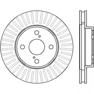 BENDIX - 562414B - Тормозной диск