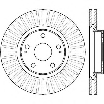 BENDIX - 562430B - Тормозной диск