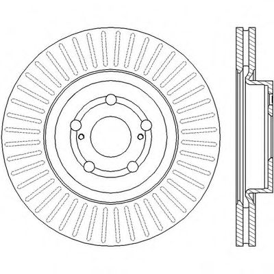 BENDIX - 562439BC - Тормозной диск