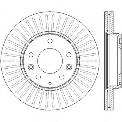 BENDIX - 562449B - Тормозной диск