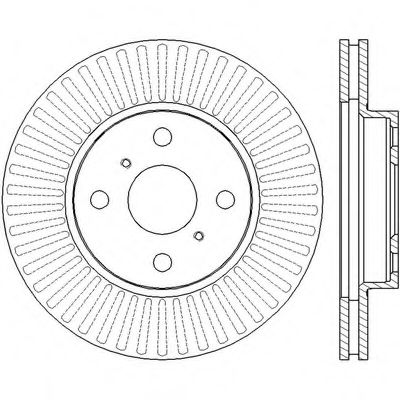 BENDIX - 562455B - Тормозной диск