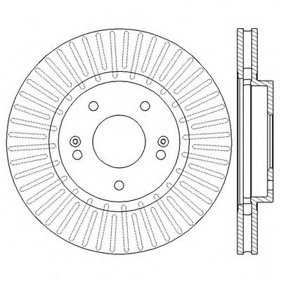 BENDIX - 562549BC - Тормозной диск