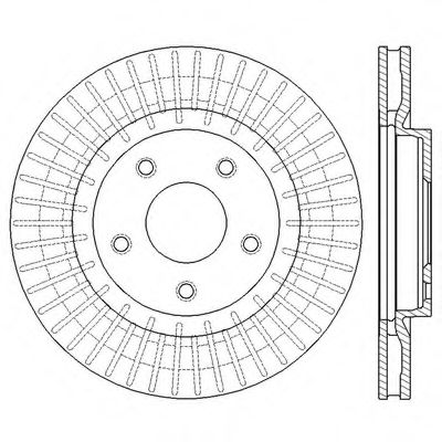 BENDIX - 562578BC - Тормозной диск