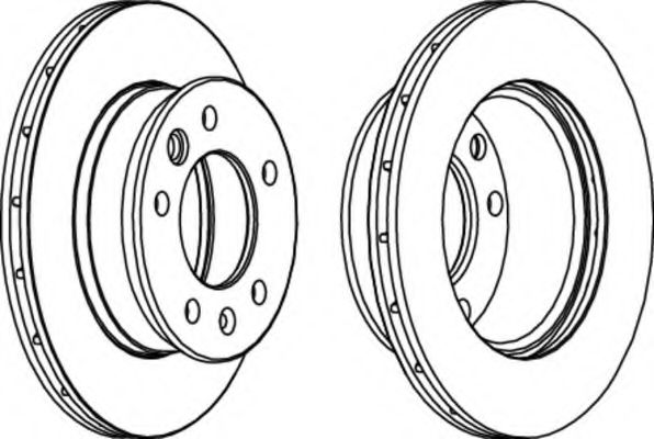 FERODO - FCR228A - Тормозной диск (Тормозная система)