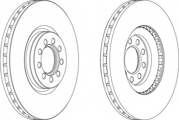FERODO - FCR317A - Тормозной диск (Тормозная система)