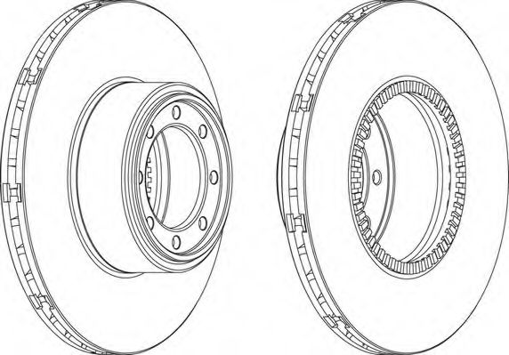 FERODO - FCR321A - Тормозной диск (Тормозная система)