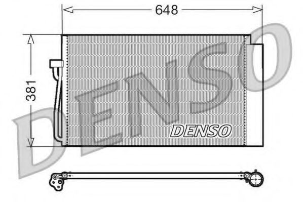 DENSO - DCN05017 - Конденсатор, кондиционер (Кондиционер)