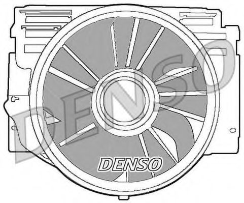 DENSO - DER05007 - Вентилятор, охлаждение двигателя (Охлаждение)