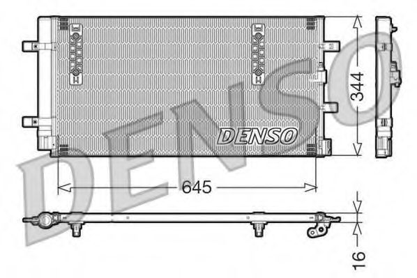 DENSO - DCN32060 - Конденсатор, кондиционер (Кондиционер)