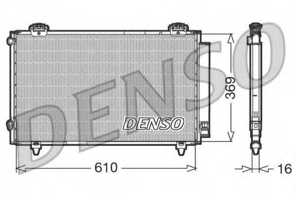 DENSO - DCN50008 - Конденсатор, кондиционер (Кондиционер)