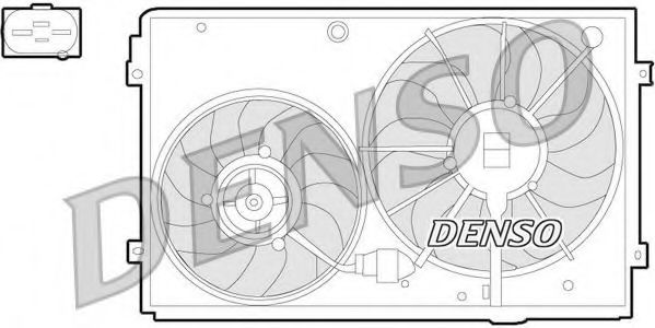 DENSO - DER32011 - Вентилятор, охлаждение двигателя (Охлаждение)