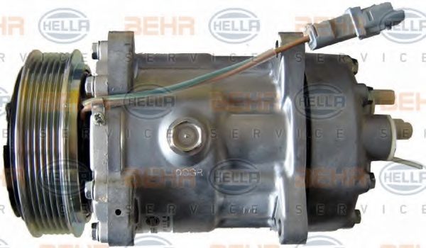 BEHR HELLA SERVICE - 8FK 351 127-491 - Компрессор, кондиционер (Кондиционер)