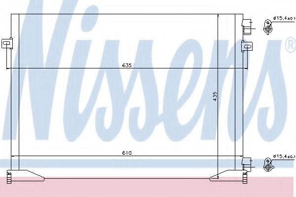 NISSENS - 940109 - Конденсатор, кондиционер (Кондиционер)