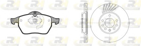 ROADHOUSE - 8390.02 - Комплект тормозов, дисковый тормозной механизм (Тормозная система)