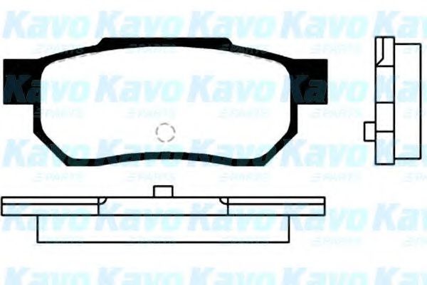 KAVO PARTS - BP-2028 - Комплект тормозных колодок, дисковый тормоз (Тормозная система)