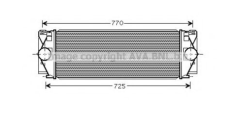 AVA QUALITY COOLING - VW4267 - Интеркулер (Система подачи воздуха)