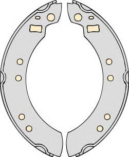 MGA - M597 - Комплект тормозных колодок (Тормозная система)