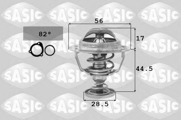 SASIC - 3306063 - Термостат, охлаждающая жидкость (Охлаждение)