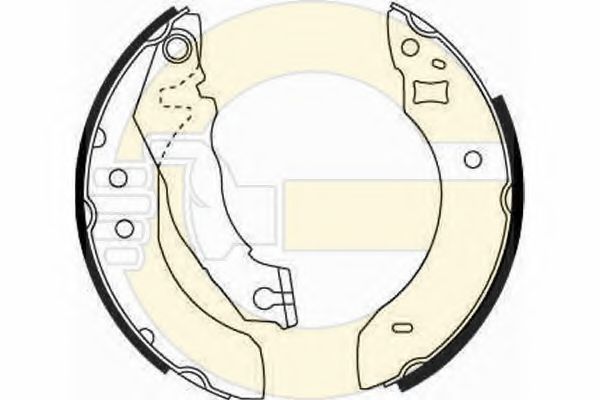 GIRLING - 5161511 - Комплект тормозных колодок (Тормозная система)