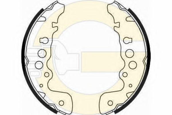 GIRLING - 5186709 - Комплект тормозных колодок (Тормозная система)