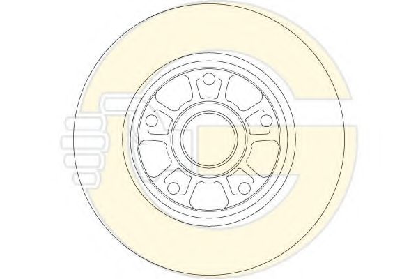 GIRLING - 6061824 - Тормозной диск (Тормозная система)