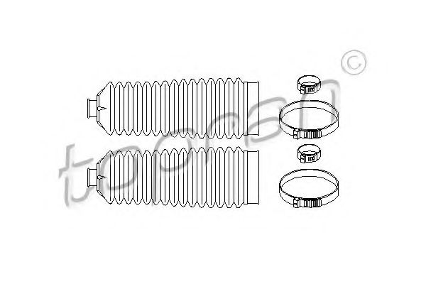 TOPRAN - 207 523 - Комплект пылника, рулевое управление (Рулевое управление)